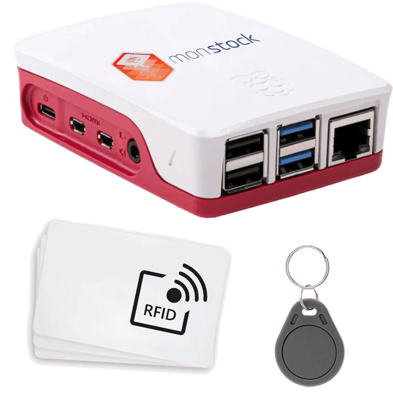 Rasperry pi 4 + RFID reader